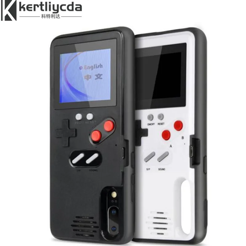 

Full color display Game Boy phone case For Huawei P20 Pro Case Classic Retro Tetris Game back cover For Huawei P20 NOVA 3 Coques