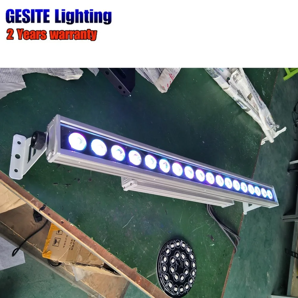 Luz do Estágio 4 Pcs e lot180pcs 18 w Rgbwa uv 6em1 Rgbwa Led Wall Washer Luz 9 Efeito de Iluminação de palco