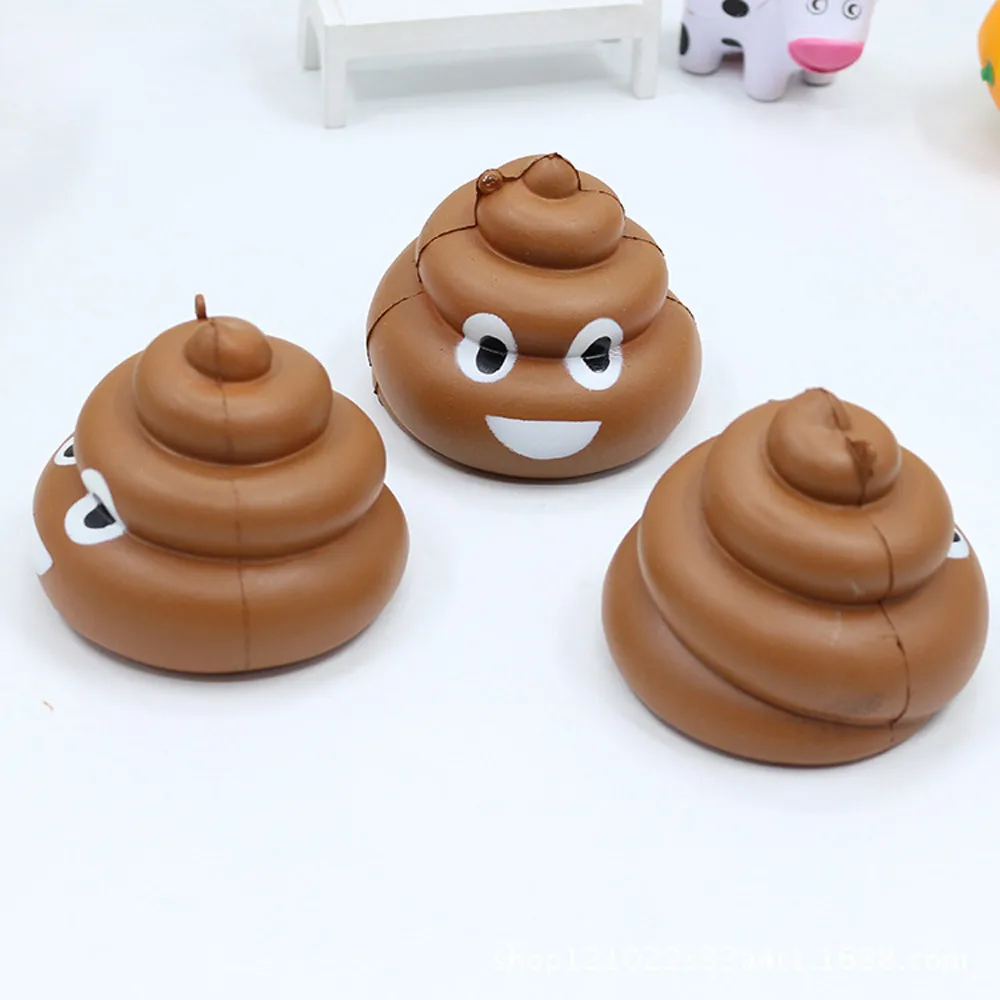 Мягкая сумасшедшая какашка Squeeze Poo медленное увеличение забавная игрушка снятие стресса лечение Декор 3,27