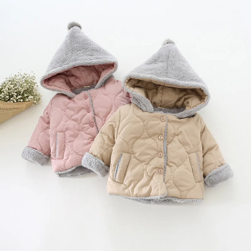 

2016 new winter coats plus velvet girls parkas girls outerwear kids coats children parkas girls coats children clothing BC-Q197