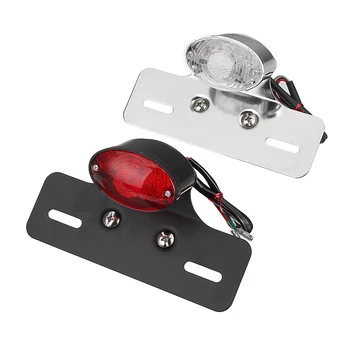 

Motorcycle LED Tail Light For 12V 17 LED Red Light Brake And Stop Number Plate Light Lamp Bulbs Number Plate Light