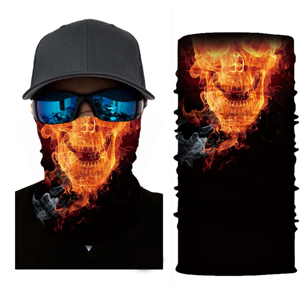 

2018 Individuality Protective Dust Mask Magic Head Face Mask Seamlessly Windproof Anti-UV Multi Wear For Biker Motorcycle Mask