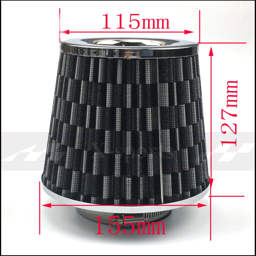 Filtros de automóviles de alto flujo filtro de aire entrada de aire Universal 76mm 3 pulgadas de entrada de aire de alta potencia de malla gris envío Gratis Filtros de automóviles de alto flujo filtro de aire entrada de aire Universal 76mm 3 pulgadas de entrada de aire de alta potencia de malla gris envío Gratis