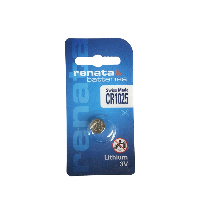 Renata 10 шт. CR1025 кнопочный элемент батареи 3 в литиевые батареи для игрушек