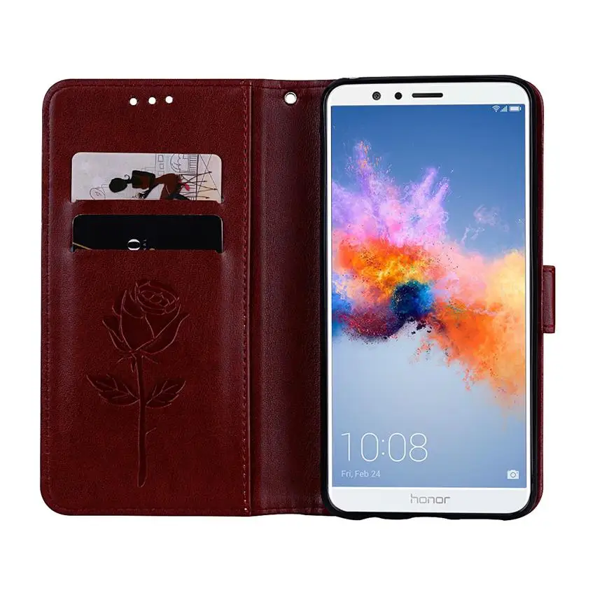 silicone case for huawei phone Dành Cho Huawei Honor 7X 5.93 ''Flip Cover Đứng Da PU Cứng Ví Trường Hợp Cho Huawei Honor 7X 7 X X7 Lắp Ốp Lưng Coque Funda huawei pu case