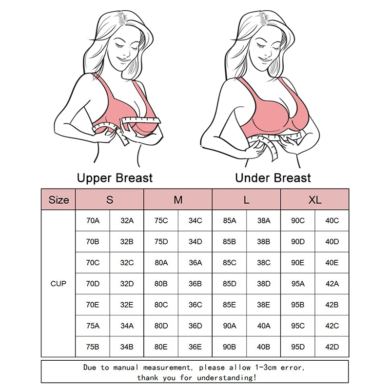 Bra sizes in order