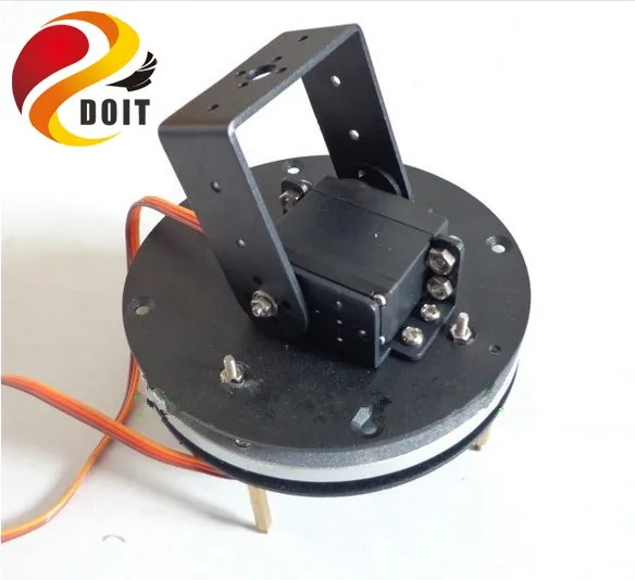 2-DOF-robot-arm-steering-gear-disc-robotic-manipulator-servo-turntable-base-frame-MG995-servo-2