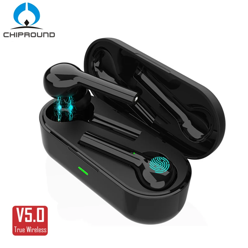 

Mini Tws bluetooth Earphone 5.0 Stero Headset Touch Control Wireless Earbuds With Mic for Phone iphone Huawei Xiaomi