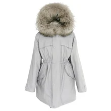 Белое пуховое пальто женская зимняя куртка с капюшоном длинная парка Женское пальто роскошное утиное пальто для женщин теплые куртки