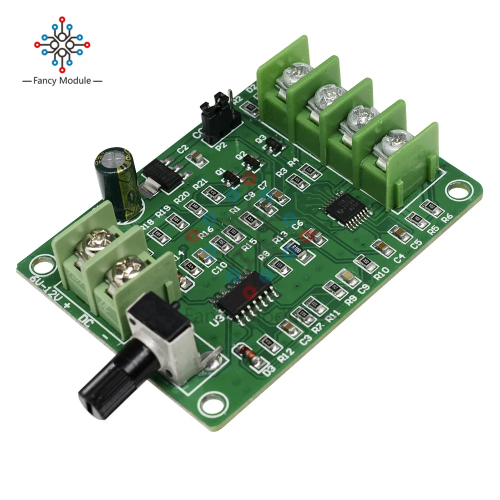 

5V-12V DC Brushless Driver Board Controller For Hard Drive Motor 3/4 Wire New