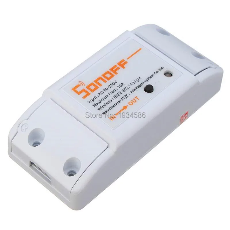Беспроводной смарт коммутационный модуль ESP8266 с Wi Fi и корпусом из АБС домашняя