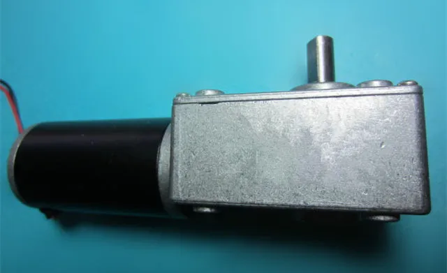 Comprar DC 12 V 60 rpm micro worm motorreductor con función de autobloqueo, micromotor con engranaje de Metal
