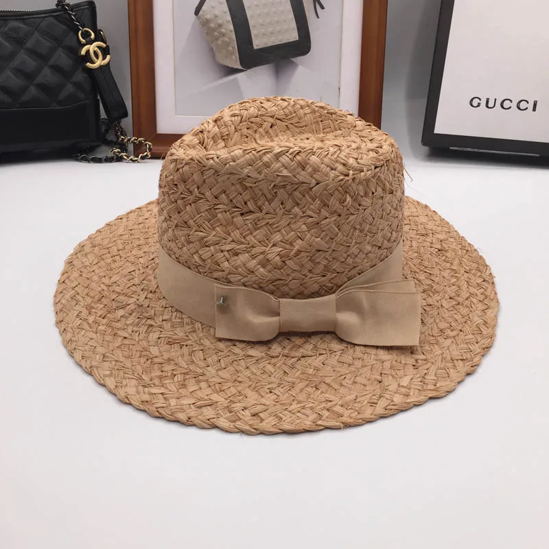 

Spring, summer, new jazz straw hat M cap, hat and sunbonnet is prevented bask in female hat bowknot tide restoring ancient ways