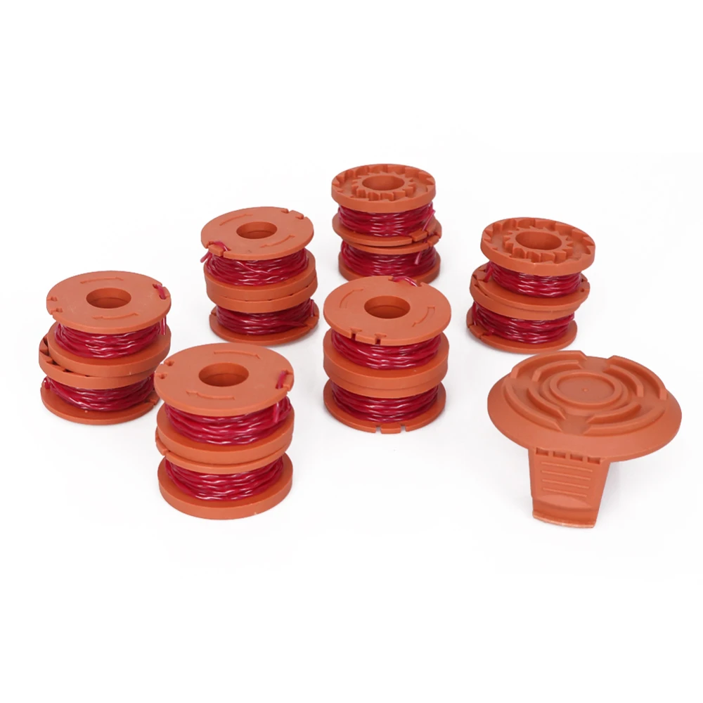 Синтетический триммер для травы/Edger Spool с колпачком для Worx WG180 WG163 WA0010 триммер для струн