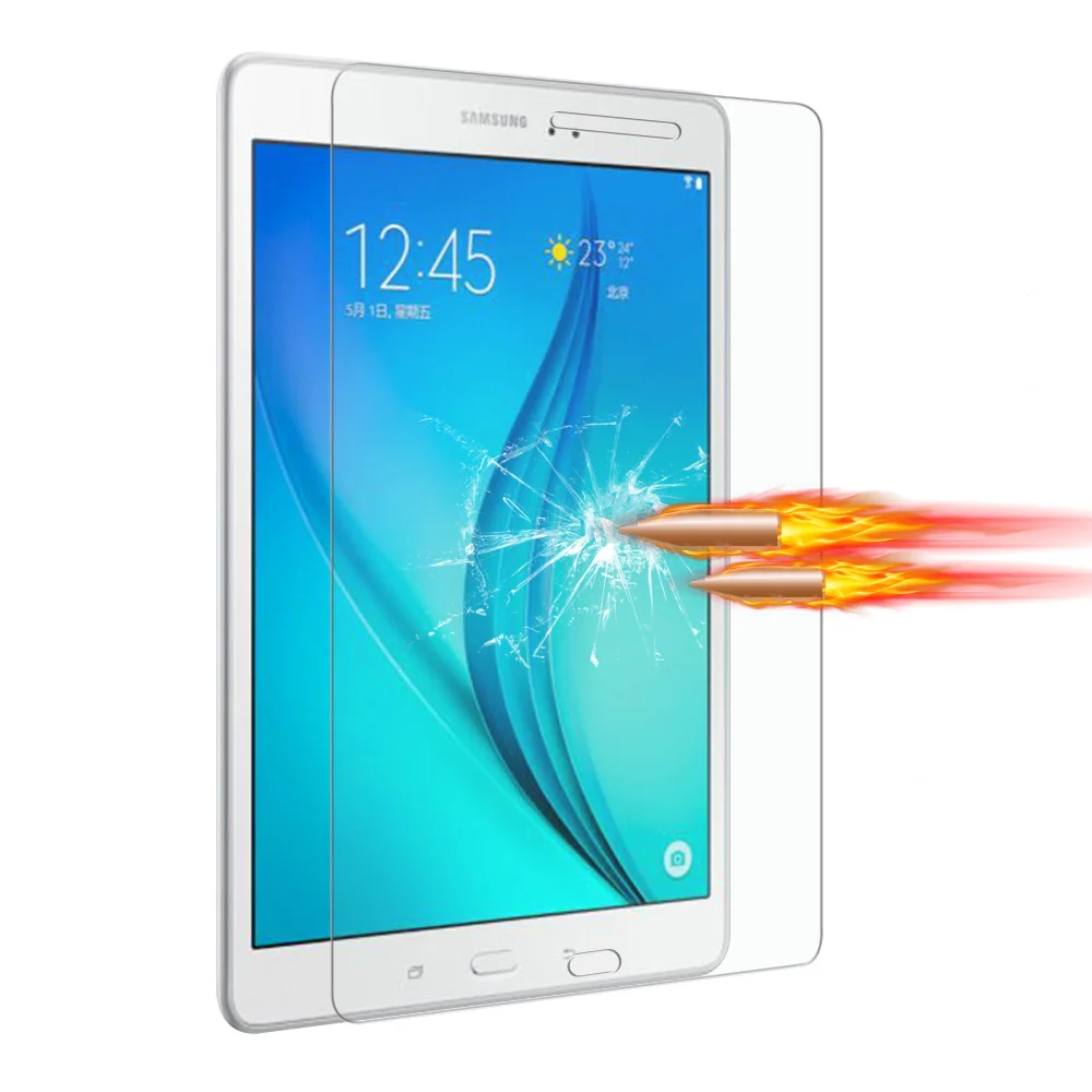 9h 2,5D взрывозащищенные закаленное стекло для Samsung Galaxy Tab A t350 t351 T355 " пленка прозрачное защитное покрытие для экрана