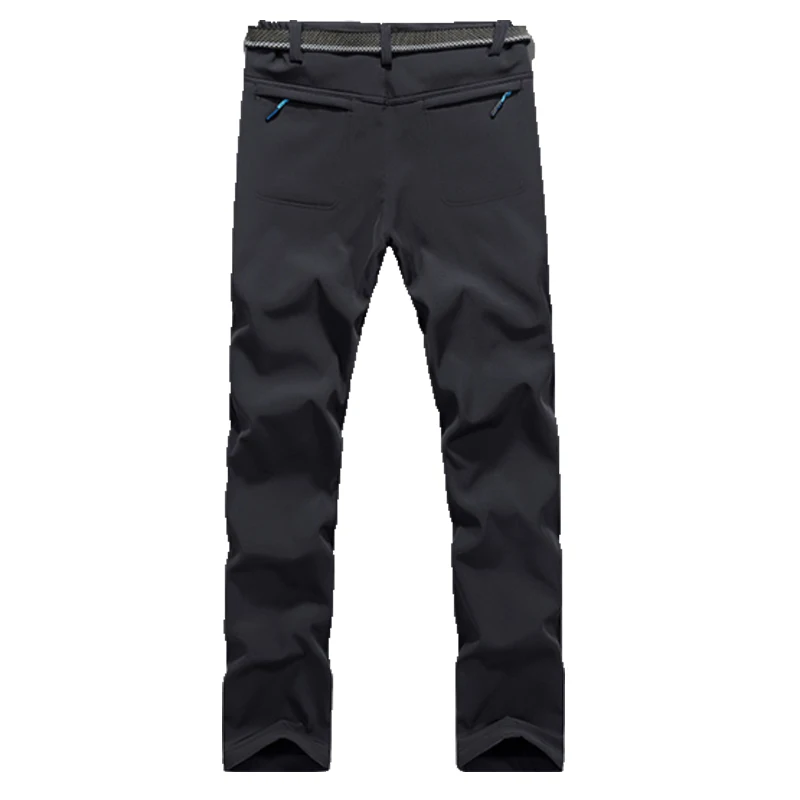 Hombre Nuevo invierno pesca senderismo escalada esquí impermeable Camping Trekking pantalones de lana al aire libre Softshell pantalón viaje 5XL cinturón
