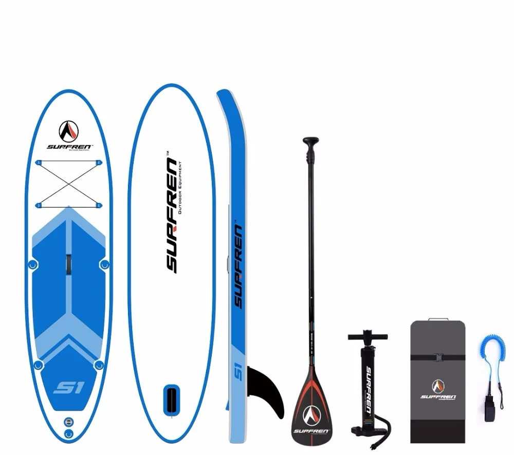 HIGH QUALITY  Inflatable Surf Stand Up SUP paddle board iSUP Surfing Paddleboard SURFREN All Round S1 wakeboard b