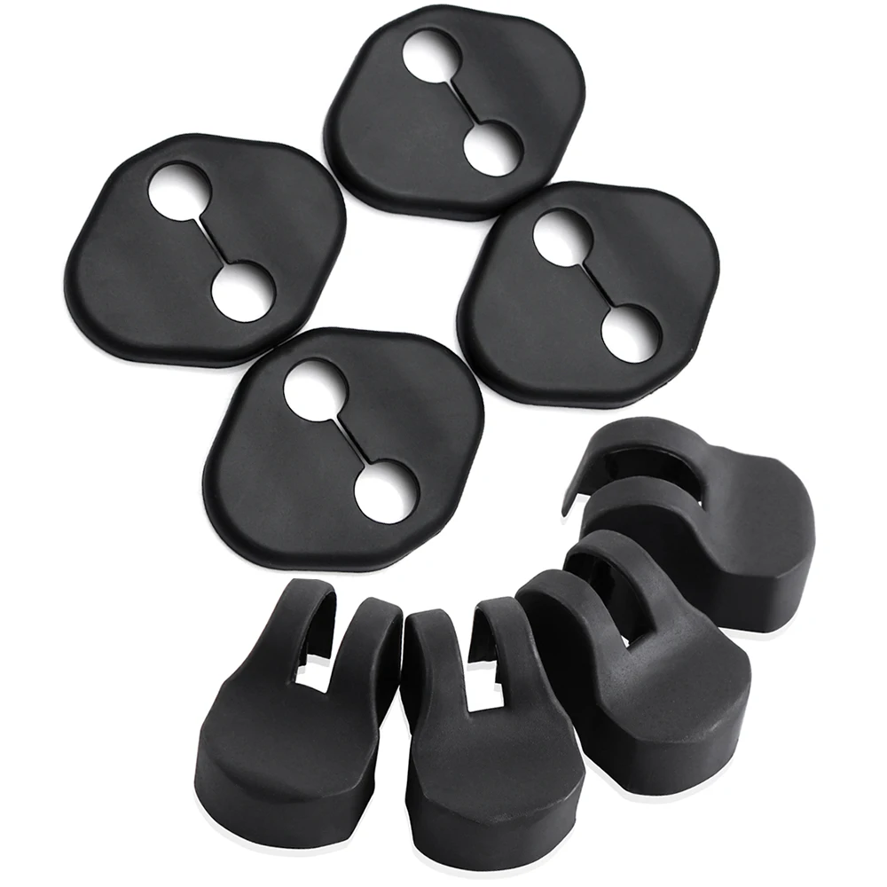 

4Pcs Car Door Lock Protector Cover+4Pcs Door Check Arm Protection Cover For KIA RIO K2 Soul