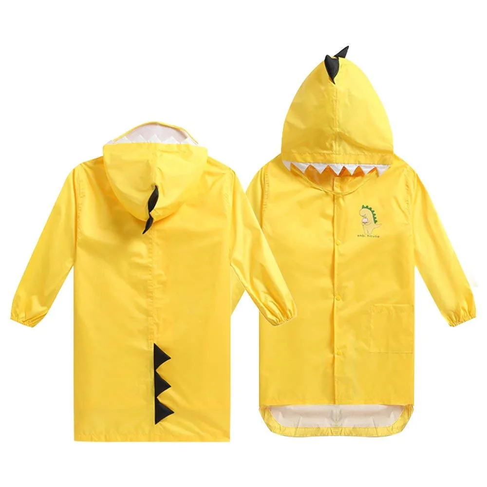 Дождевик для маленьких мальчиков и девочек, дождевик, куртка с динозавром, легкая одежда для дождливой погоды, дождевик, Детский водонепроницаемый стильный пиджак для мальчиков и девочек