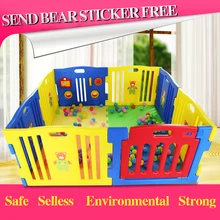 RU free High quality no smell baby fence baby safety game playpen infant learning walk fence game toy fence