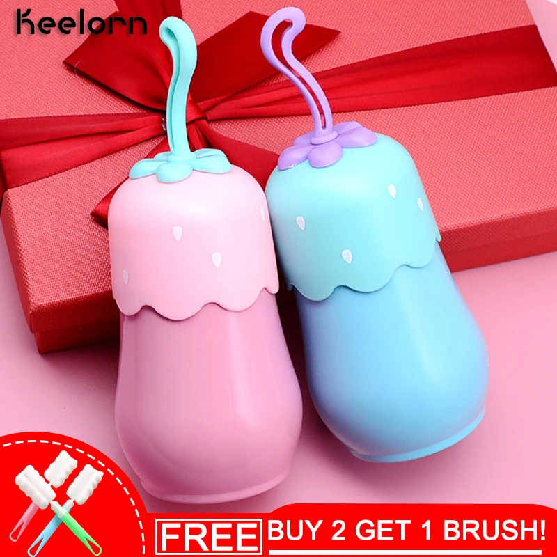 buy Keelorn 260ml Stainless Steel Vacuum Flasks Thermoses Cups Children Cartoon Belly Cup Thermal Insulation Vacuum Flasks Cup