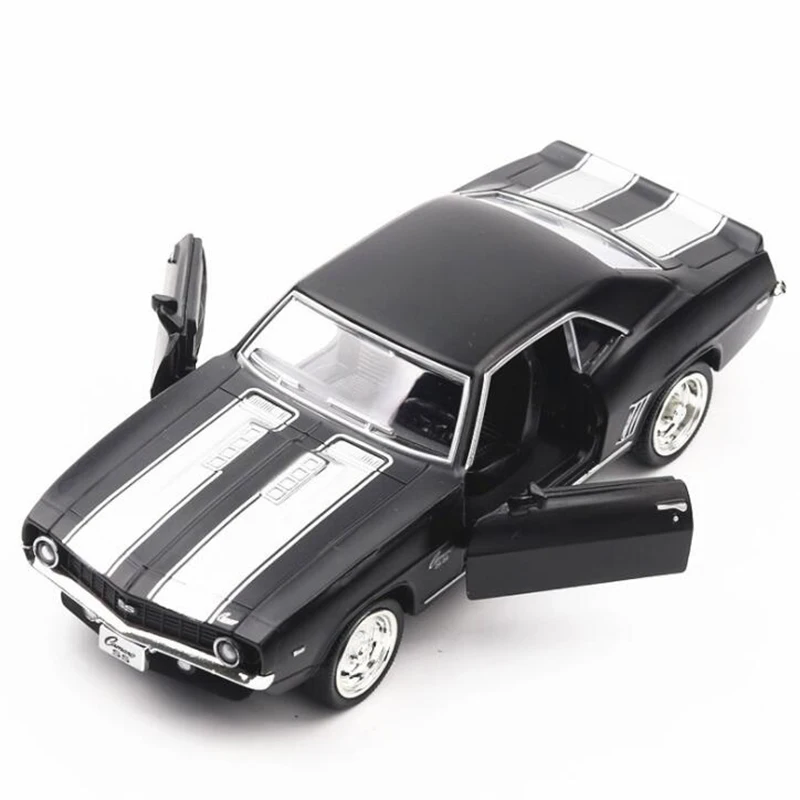 1/36 масштаб 13,4 см сплав металл литье под давлением классический Chevrolet Camaro 1969 супер спортивная модель автомобиля игрушки для детей подарки коллекция