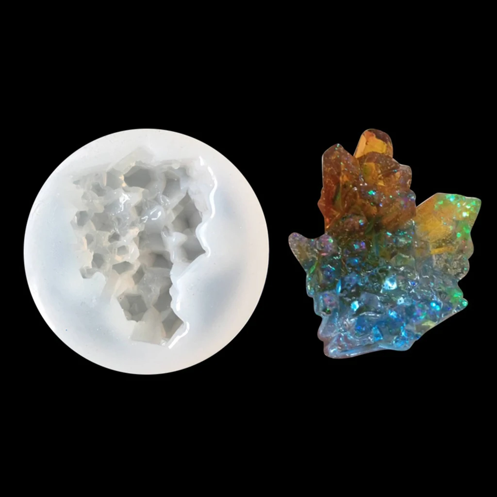 

Stone Iceberg Shape Silicone Mould Mold for DIY Crystal Ornament Resin Casting