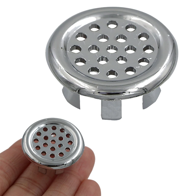 

High Quality Sink Round Ring Overflow Spare Cover Tidy Chrome Trim Bathroom Ceramic Basin Overflow Ring