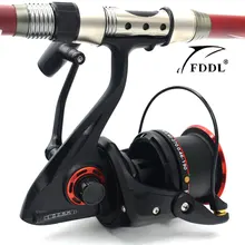 Новая большая катушка 10000 серия длинная литая спиннинговая Рыболовная катушка 4,6: 1 Катушка для ловли нахлыстом фидерная ловля карпа