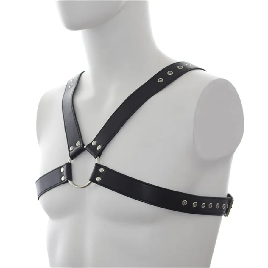 Faux Leather bondage Dress Fetish Corset font b Sex b font For Men Or gay font