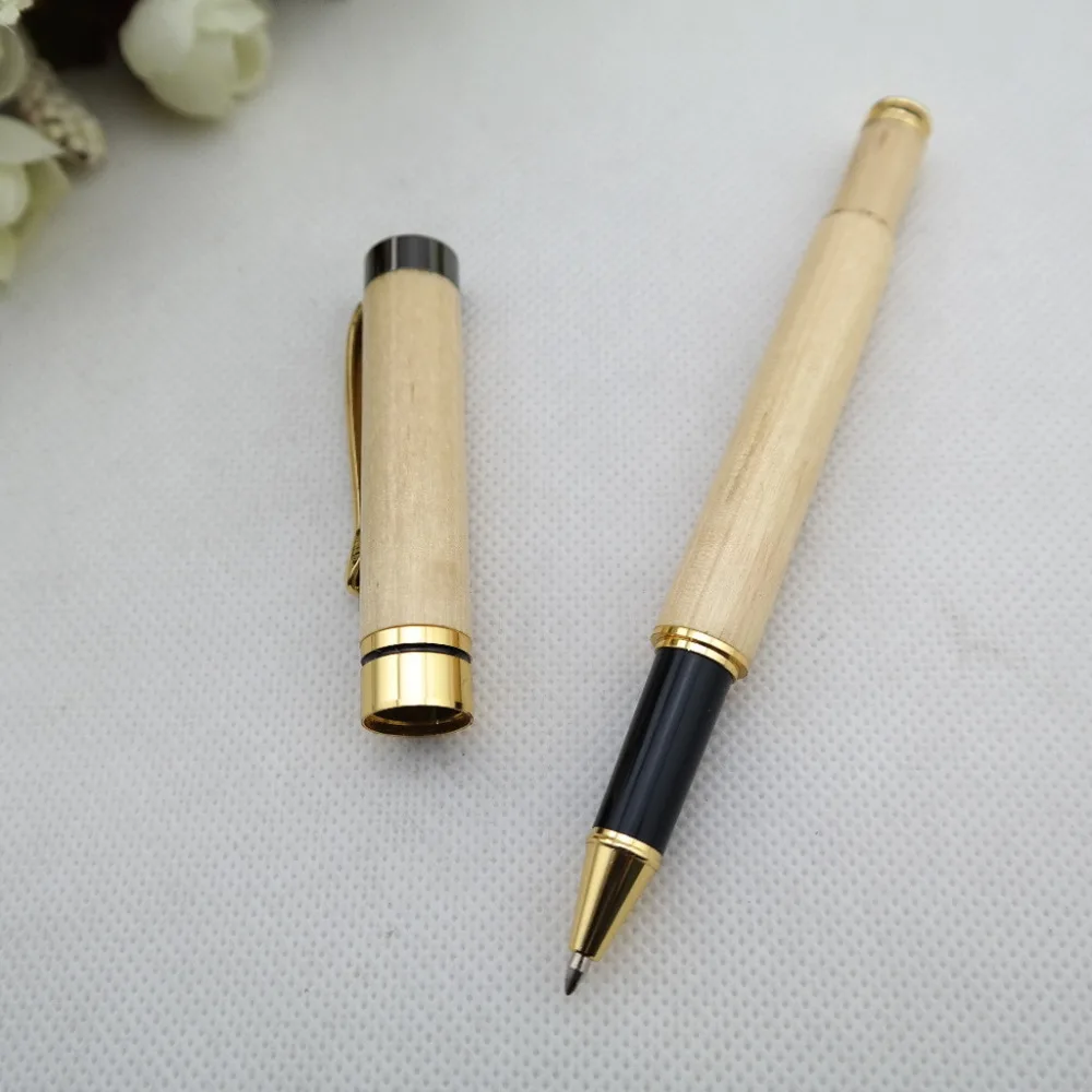 Promotional Pen Novelty Ballpoint Pen Wood Design Material Escolar Kalem Stationery Pens
