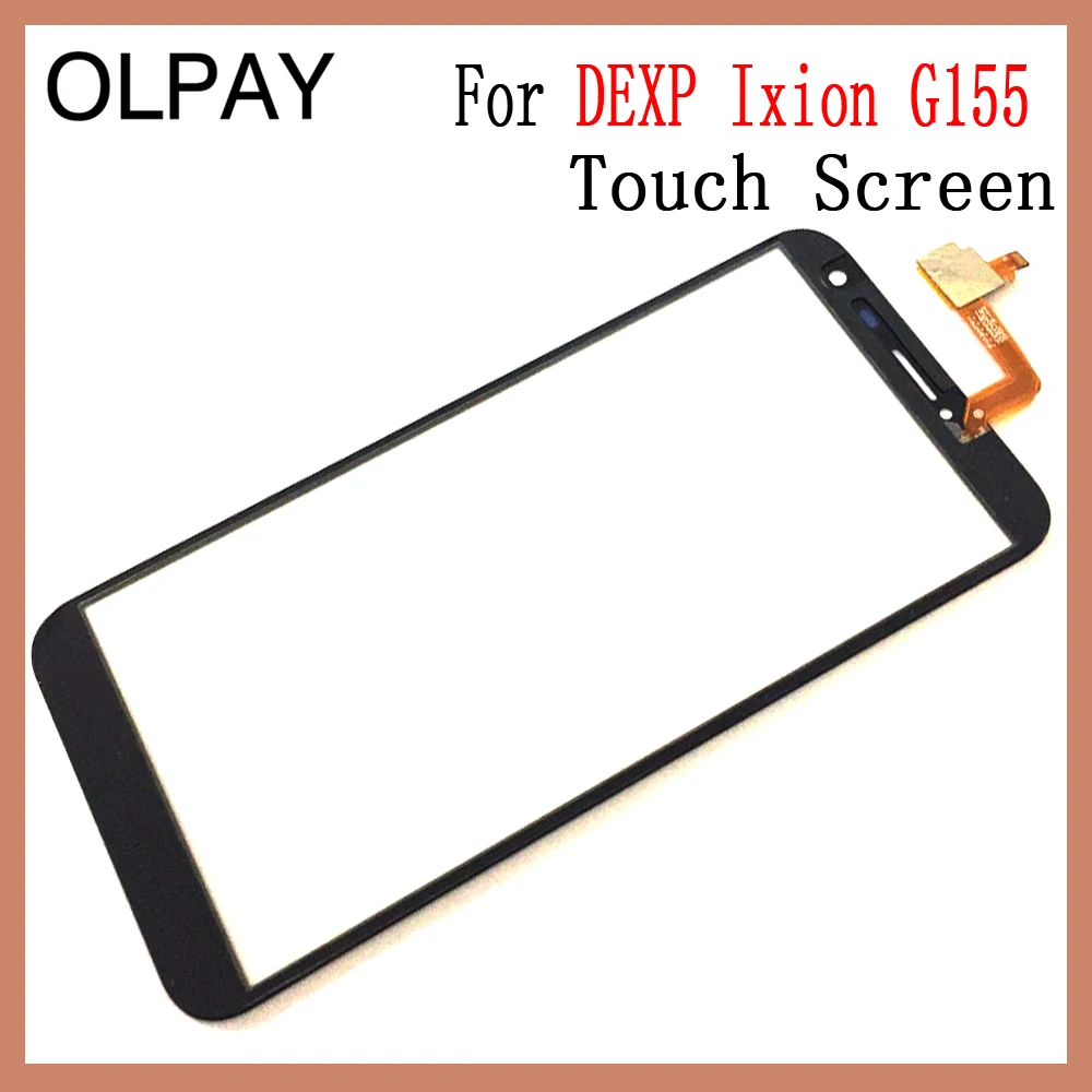 OLPAY 5.5'' Mobile Phone Touch Screen Digitizer For Dexp Ixion G155 Touch Glass Sensor Tools Free Adhesive And Wipes