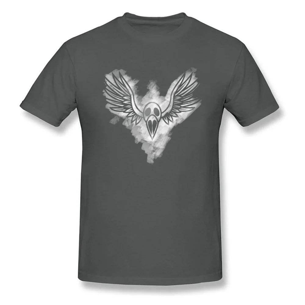 Crow bone wing Casual Tshirts for Men 100% Cotton Thanksgiving Day T Shirt Printed T-shirts Short Sleeve Brand O Neck Crow bone wing carbon