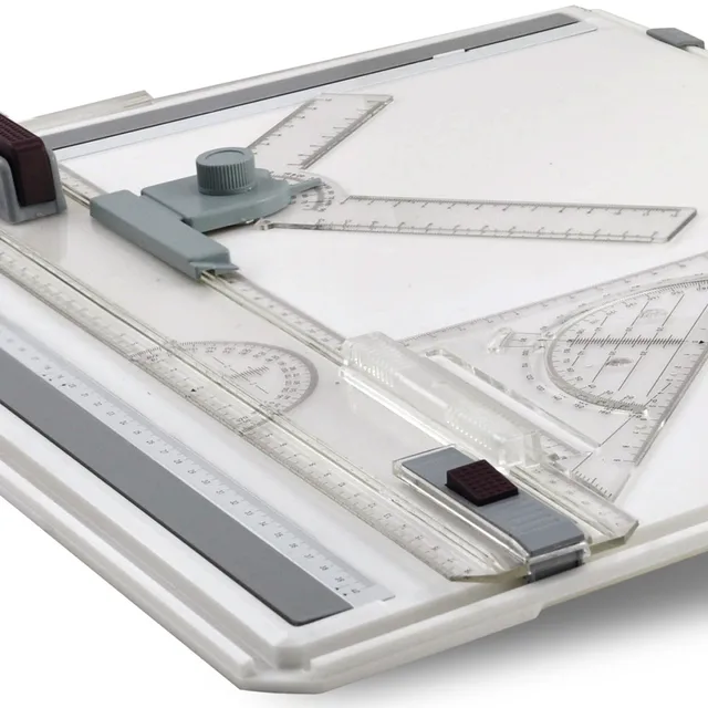 Affordable Multifuctional Quality A3 Drawing Board Table Pad With Affordable Multifuctional Quality A3 Drawing Board Table Pad With Parallel Motion And Adjule Angle Rulers School