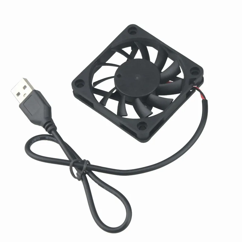 Gdstime 10 шт. 60 мм вентилятор охлаждения постоянного тока 5 в USB разъем 60x60x10 6 см PC