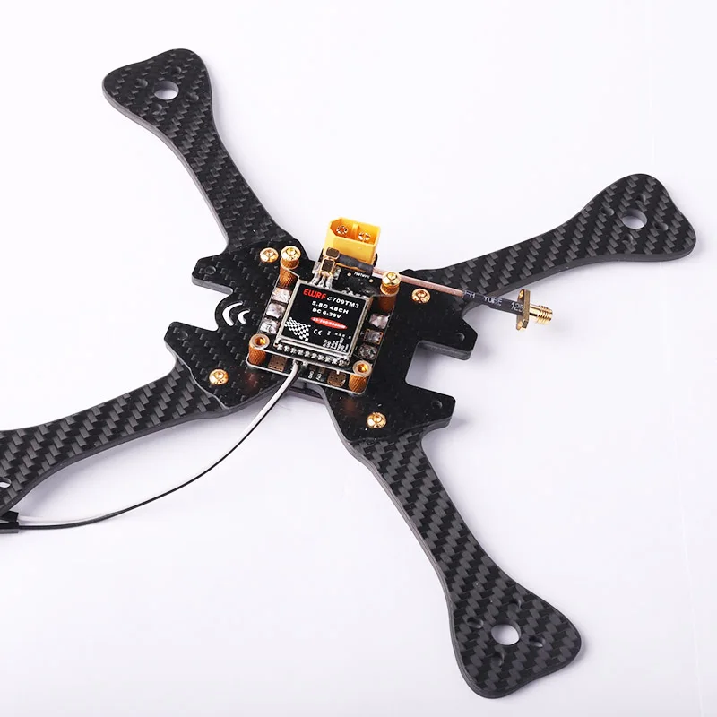 EWRF e709TM3 5,8G FPV OSD Регулируемый AV Передатчик 6-25V 48CH с BEC/PWM монтажные отверстия для Flytower F3/F4 Контроллер полета