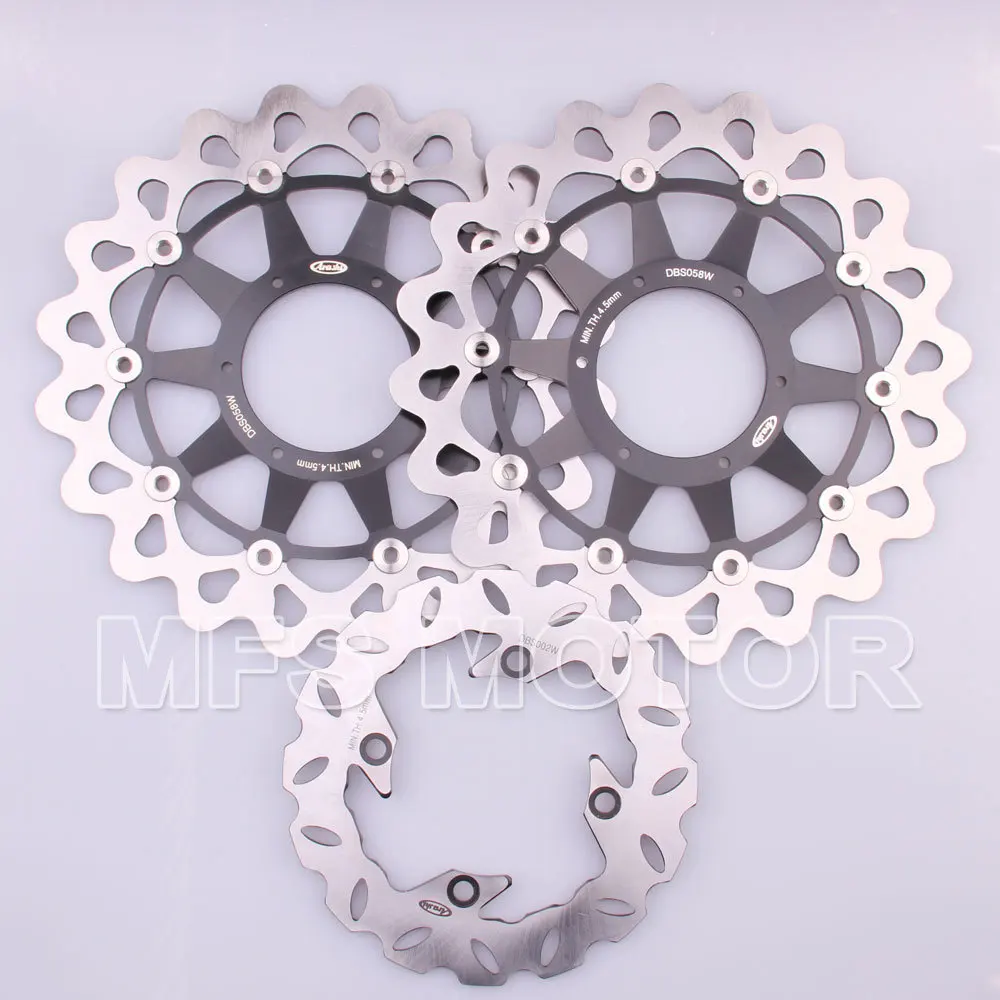 

Front Rear Brake Discs Rotor For Honda CBR600RR F5 2013 2014 CBR1000RR 2008 2009 2010 2011 2012 2013 CBR 1000RR 08-13 Black