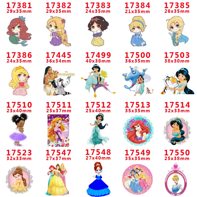 

Free shipping 30 pcs planar resin ribbon princess resin pr17381