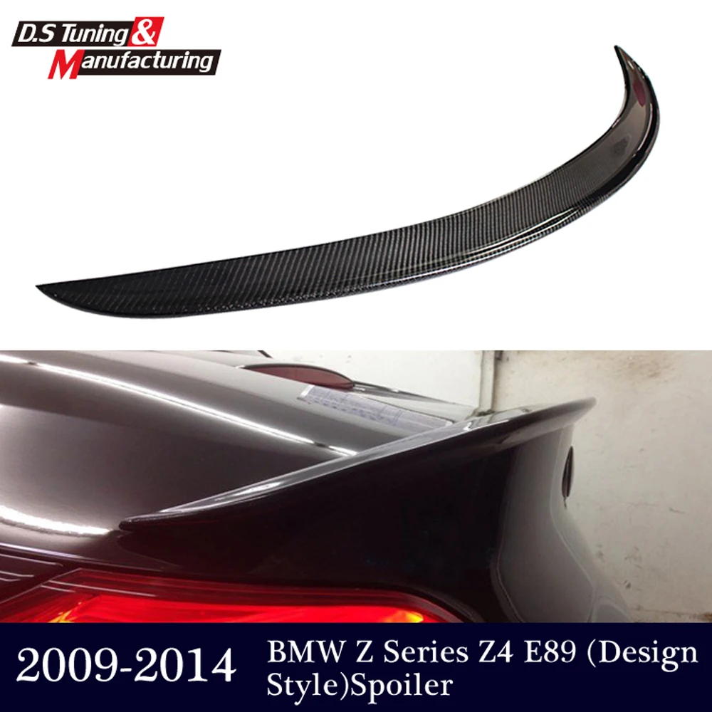 Carbon fiber z4 e89 coupe convertible design spoiler rear trunk wings