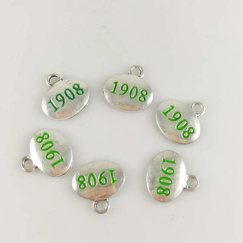 just green charm AKA 1908 браслеты с подвесками - Окраска металла: just green charm