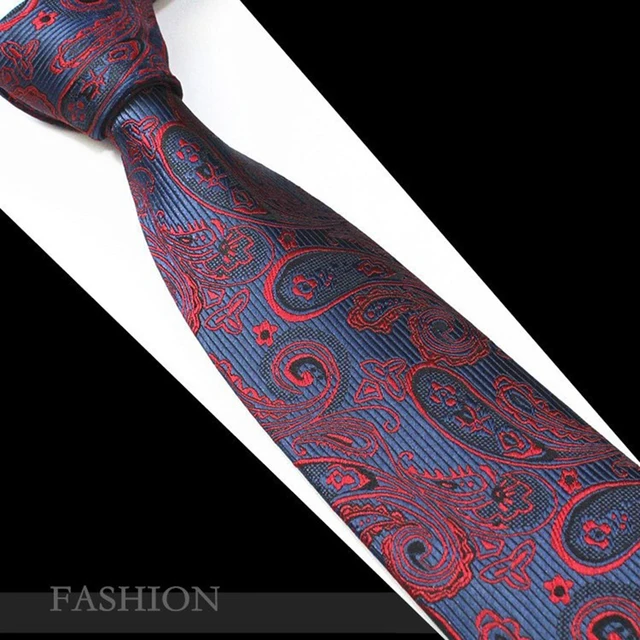 rbocott red paisley tie