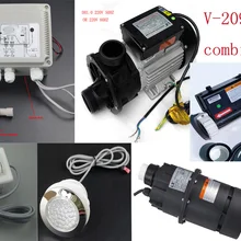 V-209E Ванна комбинация DH1.0 220 V водяной насос/AP300 220 V воздушный насос/подводный свет/ozne/H20-r1 2 кВт нагреватель