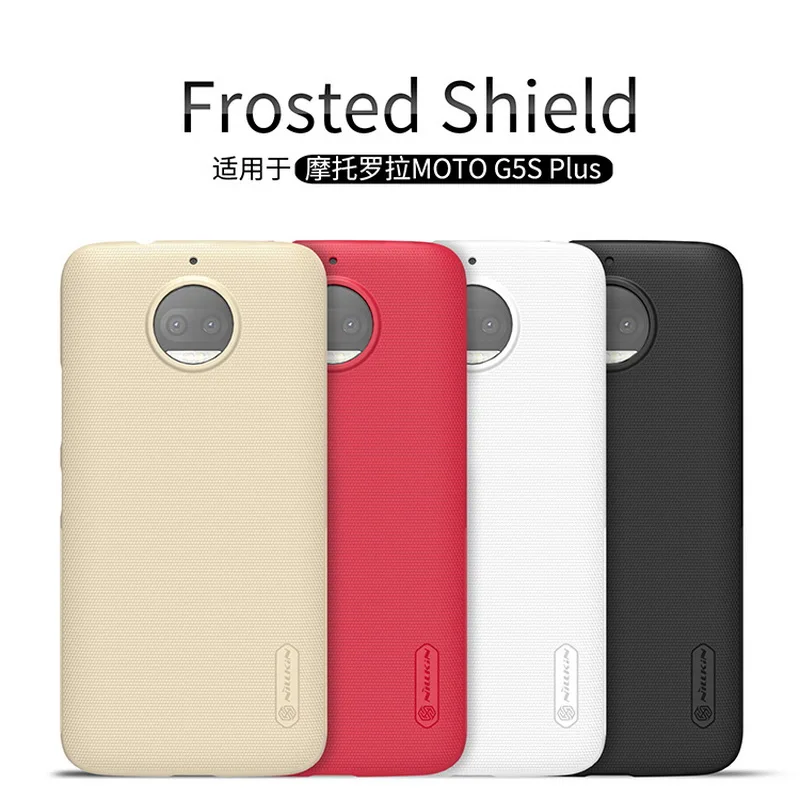 

For Motorola Moto G5S Moto G5S Plus Case With Screen protector Nillkin frosted shield hard cases matte back cover phone shell