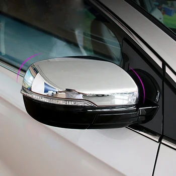 

ABS Chrome For Ford Edge 2015 2016 2017 Accessories Car Rearview Mirror Cover Decoration Cover Trim Car Styling 2Pcs