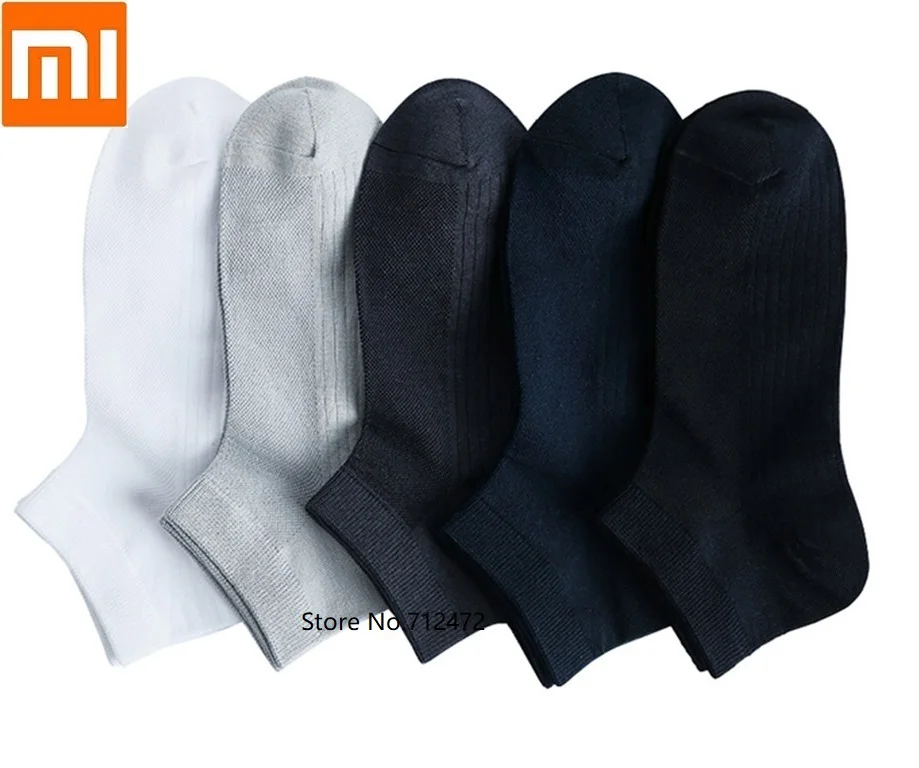 Xiaomi 365 Мужские дышащие носки Весна и лето антибактериальные носки мягкие и удобные мужские короткие носки