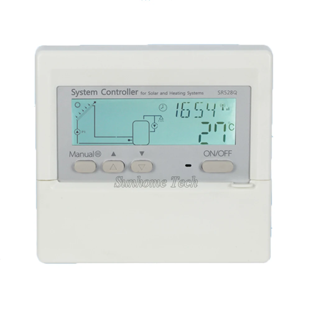 Buy wireless display Solar Water Heater Controller SR528Q, 600m communication
