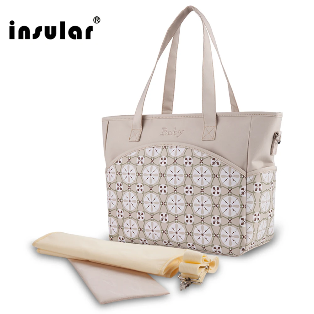 Diaper Bag Insular Baby Nappy Bag Waterproof Diaper Mother Shoulder Mummy High Quality Maternity Messenger Stroller Organizers