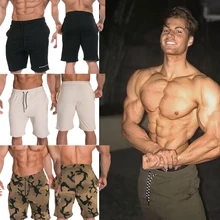 Весна новые мужские тренировочные шорты для тренировок Спортивная повседневная одежда фитнес шорты для бега