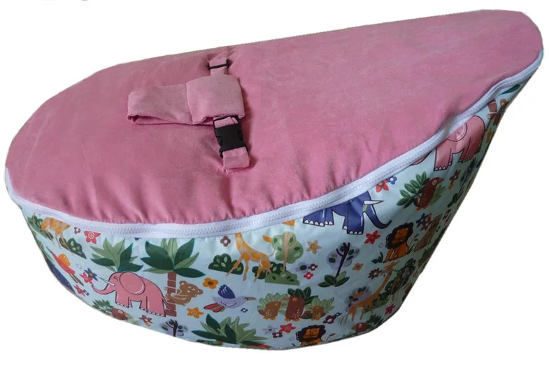 

Free shipping disco convertible baby beanbag chair, two tops baby beanbags cover only
