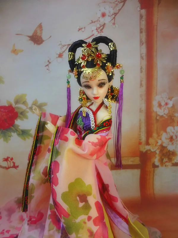 35 см High-end Коллекционная Китайский фигурки BJD куклы для девочки игрушки подарок 1/6 шаровой шарнир 3D реалистичные глаза 365